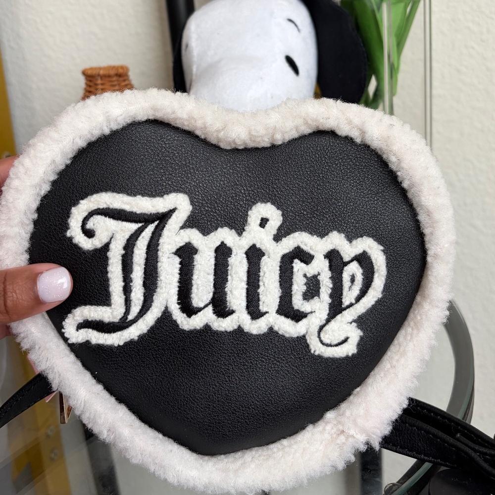 Juicy Couture Licorice Sheer Genius Crossbody Bag